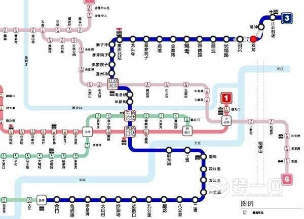 重庆轨道三号线线路图图片